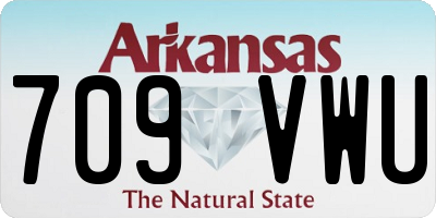 AR license plate 709VWU