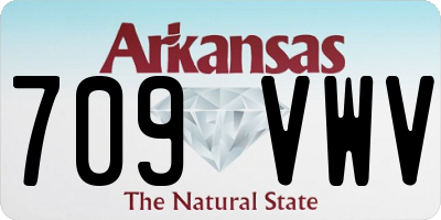 AR license plate 709VWV
