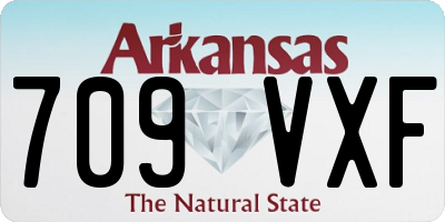 AR license plate 709VXF