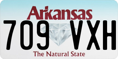 AR license plate 709VXH