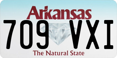AR license plate 709VXI