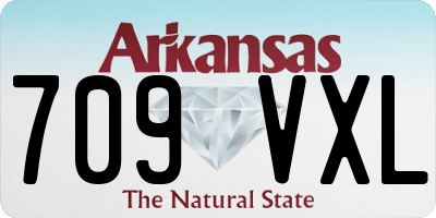 AR license plate 709VXL