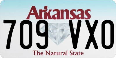AR license plate 709VXO