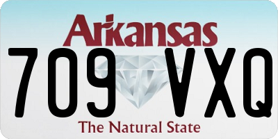 AR license plate 709VXQ