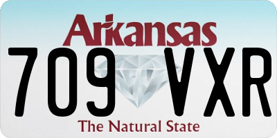 AR license plate 709VXR