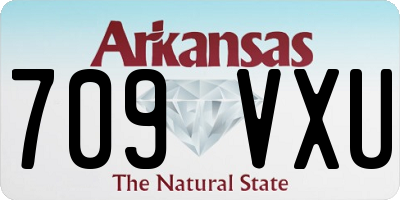 AR license plate 709VXU
