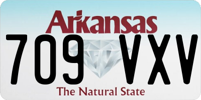 AR license plate 709VXV