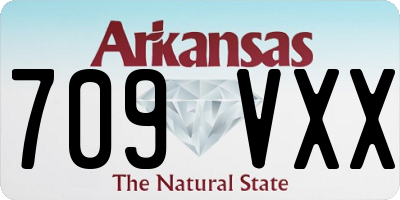 AR license plate 709VXX