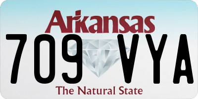 AR license plate 709VYA