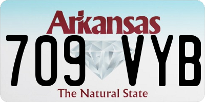 AR license plate 709VYB