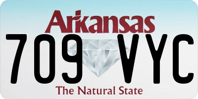 AR license plate 709VYC
