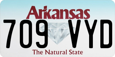 AR license plate 709VYD