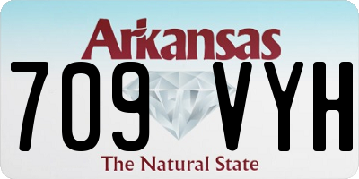 AR license plate 709VYH