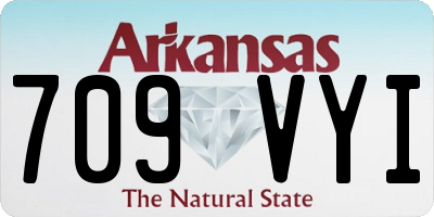 AR license plate 709VYI