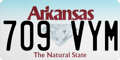 AR license plate 709VYM