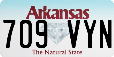 AR license plate 709VYN