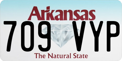 AR license plate 709VYP