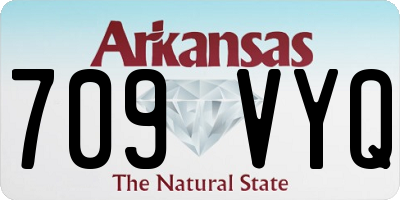 AR license plate 709VYQ