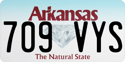 AR license plate 709VYS
