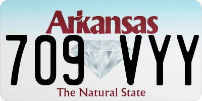 AR license plate 709VYY