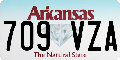 AR license plate 709VZA