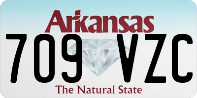 AR license plate 709VZC