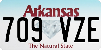 AR license plate 709VZE