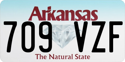 AR license plate 709VZF