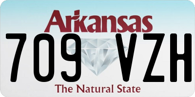 AR license plate 709VZH