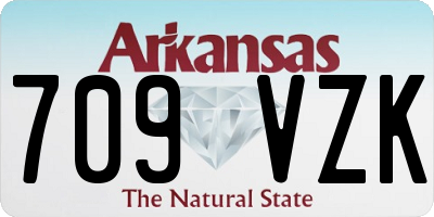 AR license plate 709VZK
