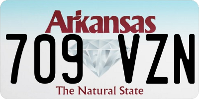 AR license plate 709VZN