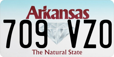 AR license plate 709VZO