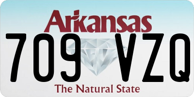 AR license plate 709VZQ