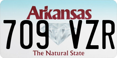 AR license plate 709VZR