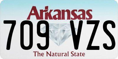 AR license plate 709VZS