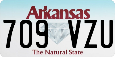 AR license plate 709VZU