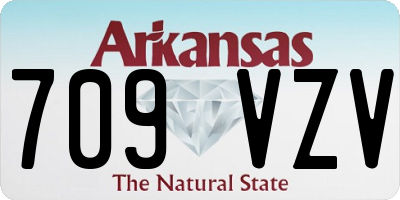 AR license plate 709VZV