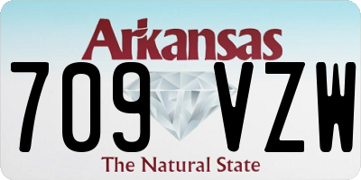 AR license plate 709VZW
