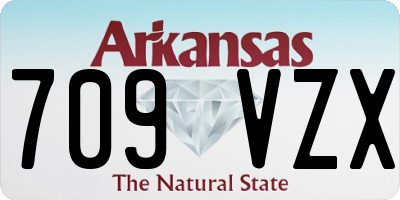 AR license plate 709VZX