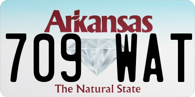 AR license plate 709WAT