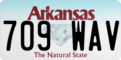 AR license plate 709WAV