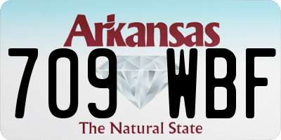 AR license plate 709WBF