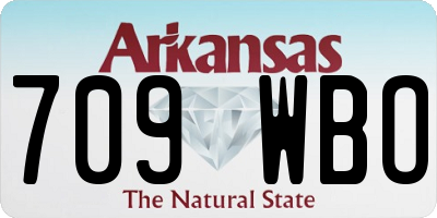 AR license plate 709WBO