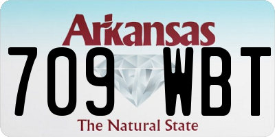 AR license plate 709WBT