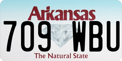 AR license plate 709WBU