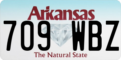 AR license plate 709WBZ