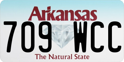 AR license plate 709WCC
