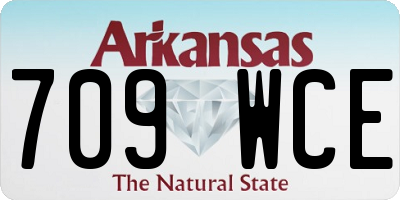 AR license plate 709WCE