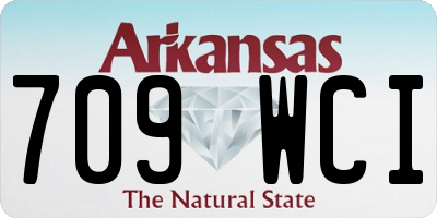 AR license plate 709WCI