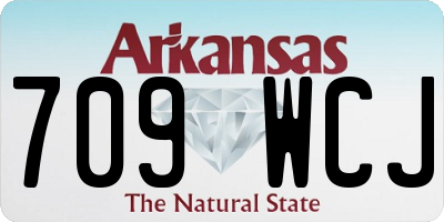 AR license plate 709WCJ